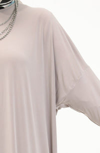 Light Mink Bat Sleeve Abayas