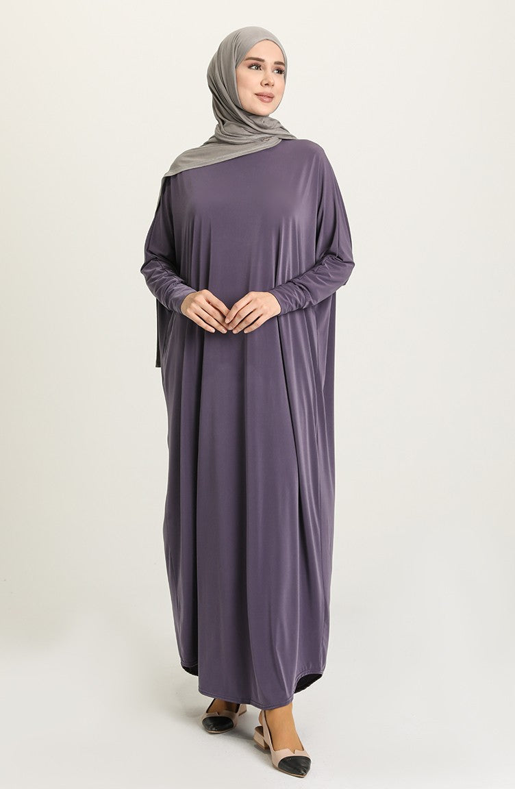 Lilac Bat Sleeve Abayas