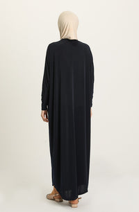 Navy Bat Sleeve Abayas