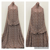 جلباب صلاة طويل مطبوع