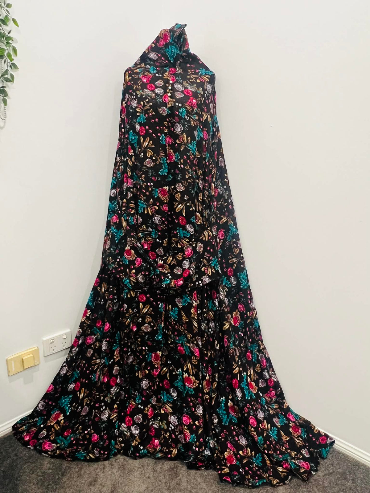 Printed Prayer Long Jilbab