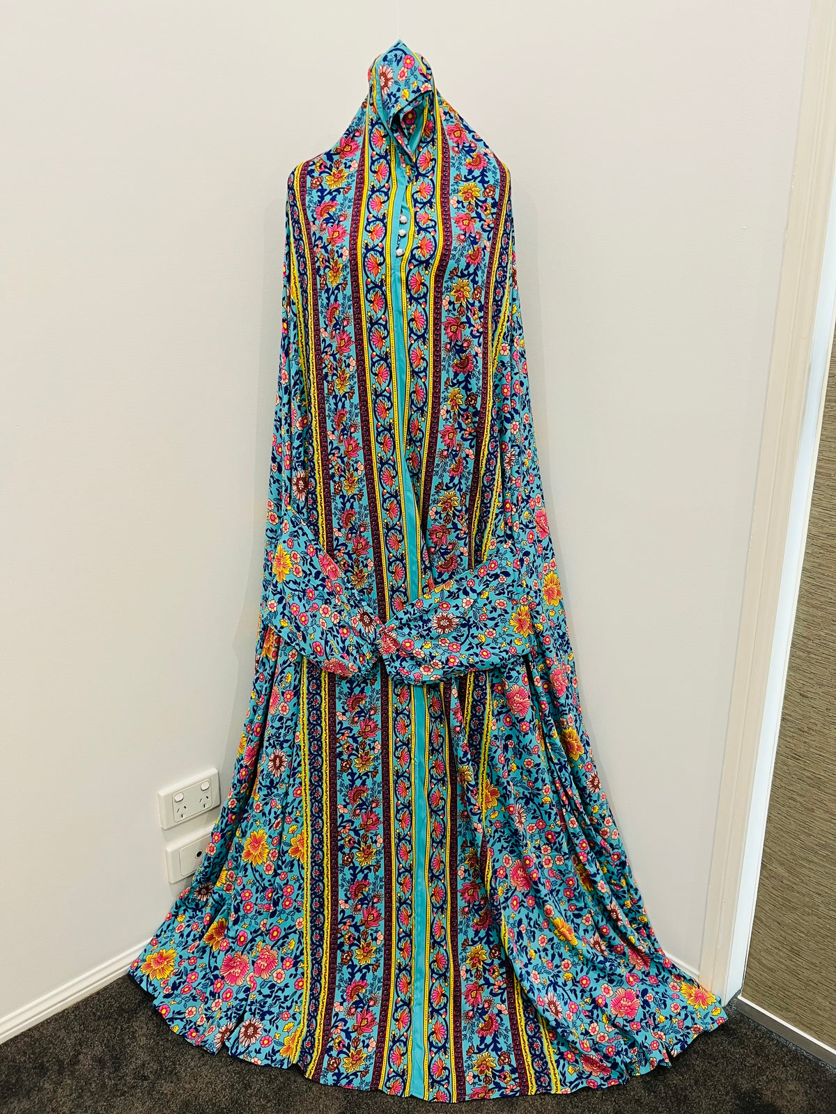 Printed Prayer Long Jilbab