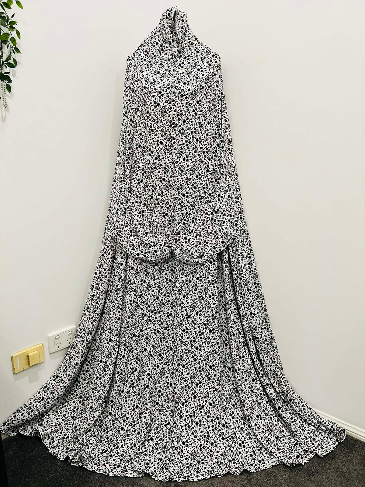 Printed Prayer Long Jilbab