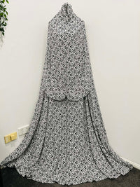 Printed Prayer Long Jilbab
