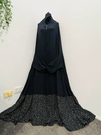 Printed Prayer Long Jilbab
