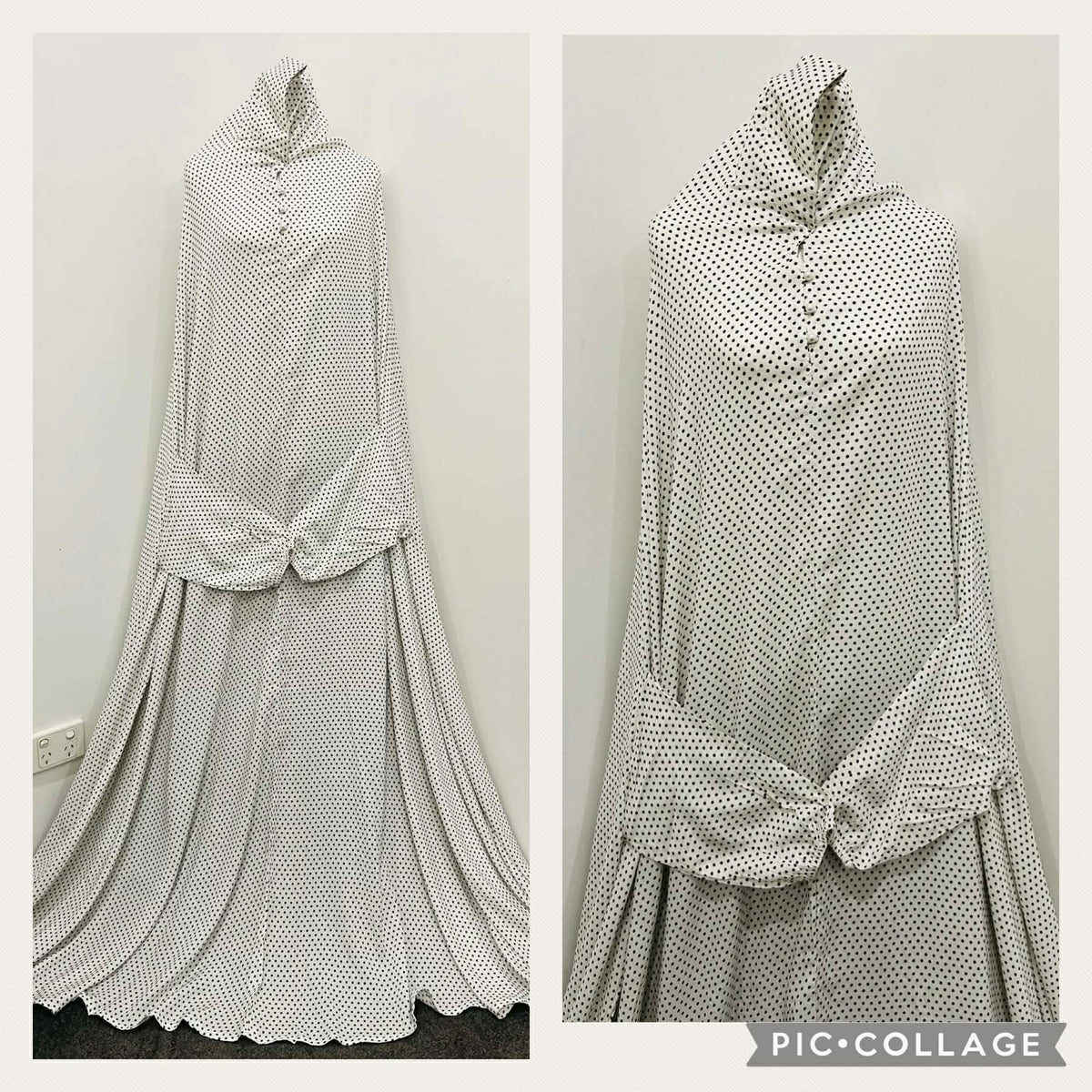 Printed Prayer Long Jilbab