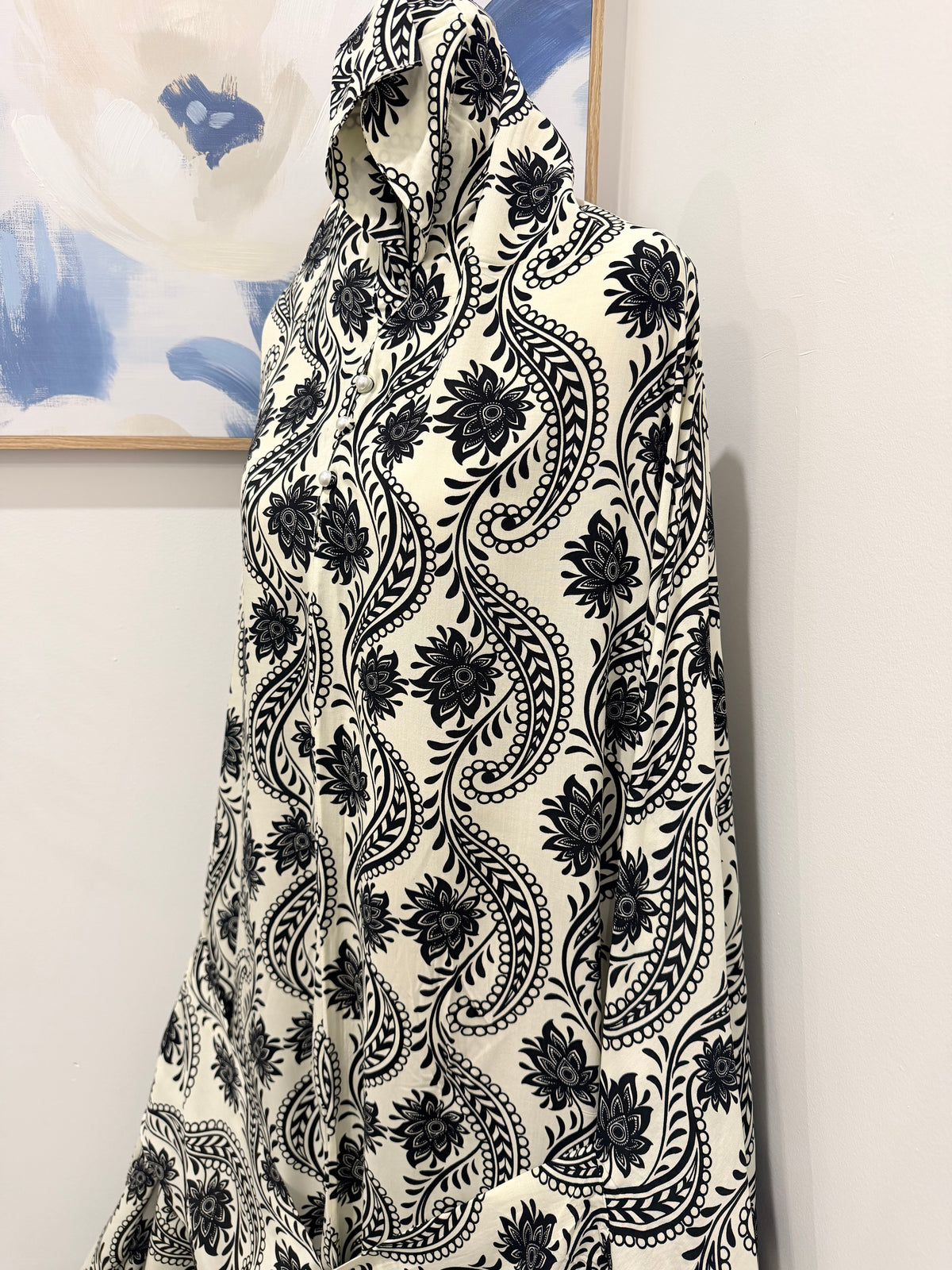 Printed Prayer Long Jilbab