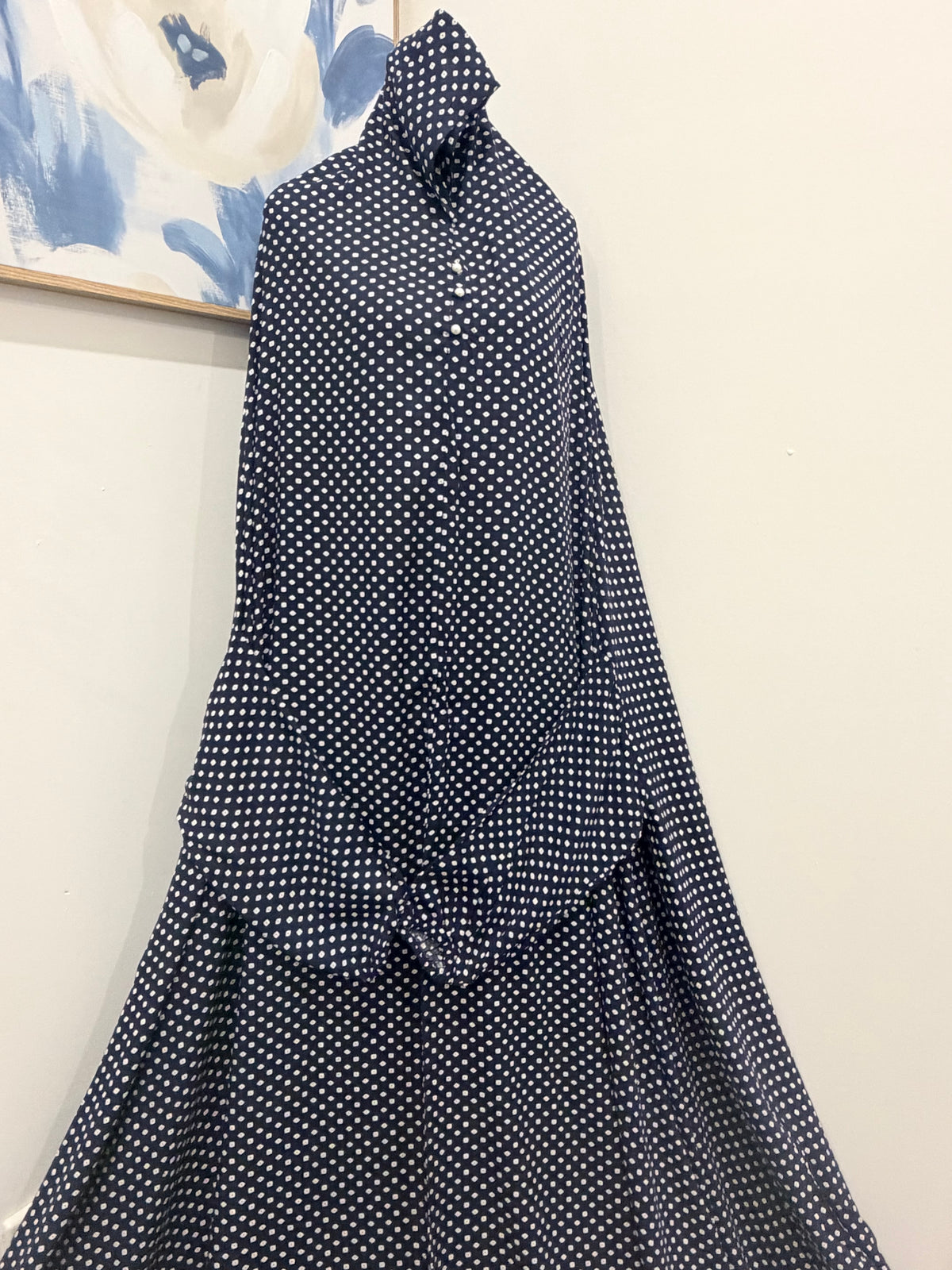 Printed Prayer Long Jilbab
