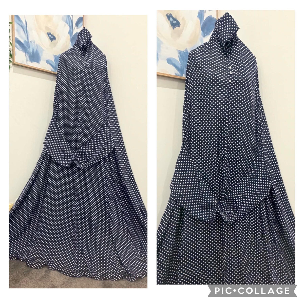 Printed Prayer Long Jilbab