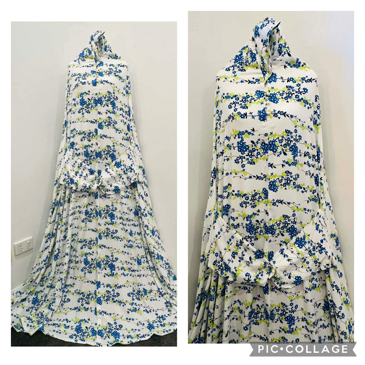 جلباب صلاة طويل مطبوع