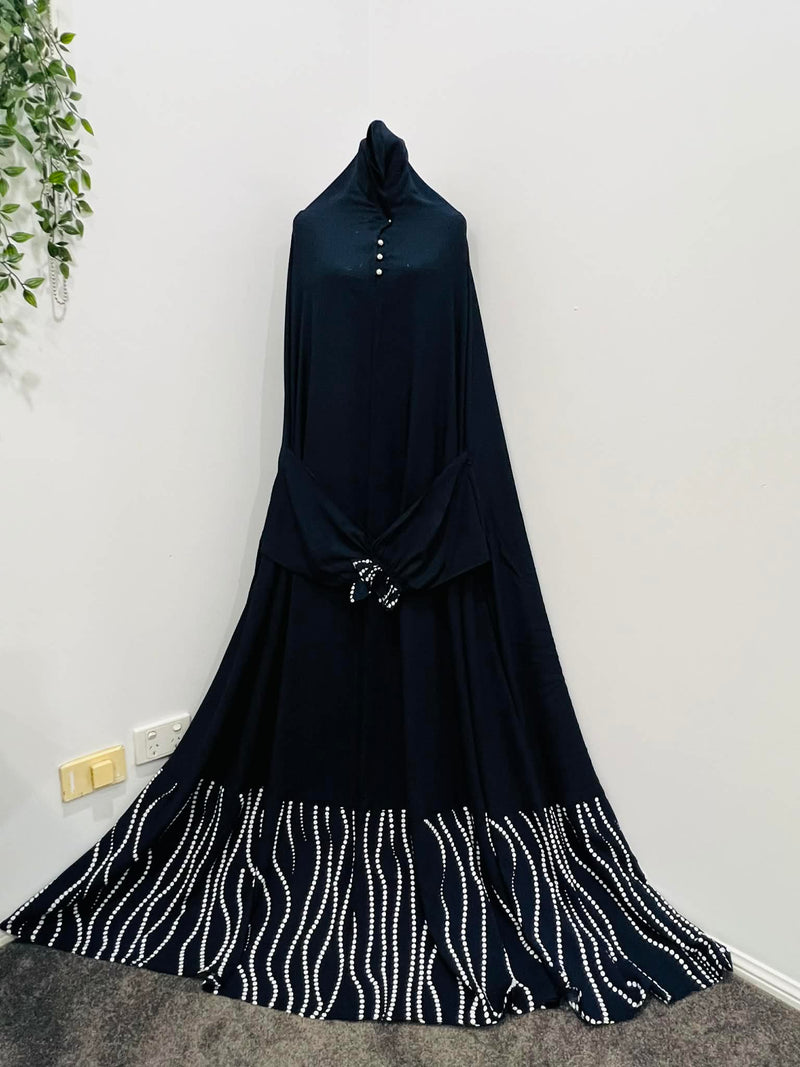 جلباب صلاة طويل مطبوع