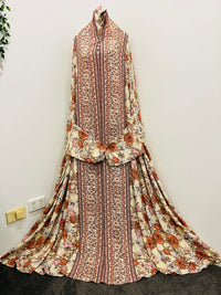 Printed Prayer Long Jilbab