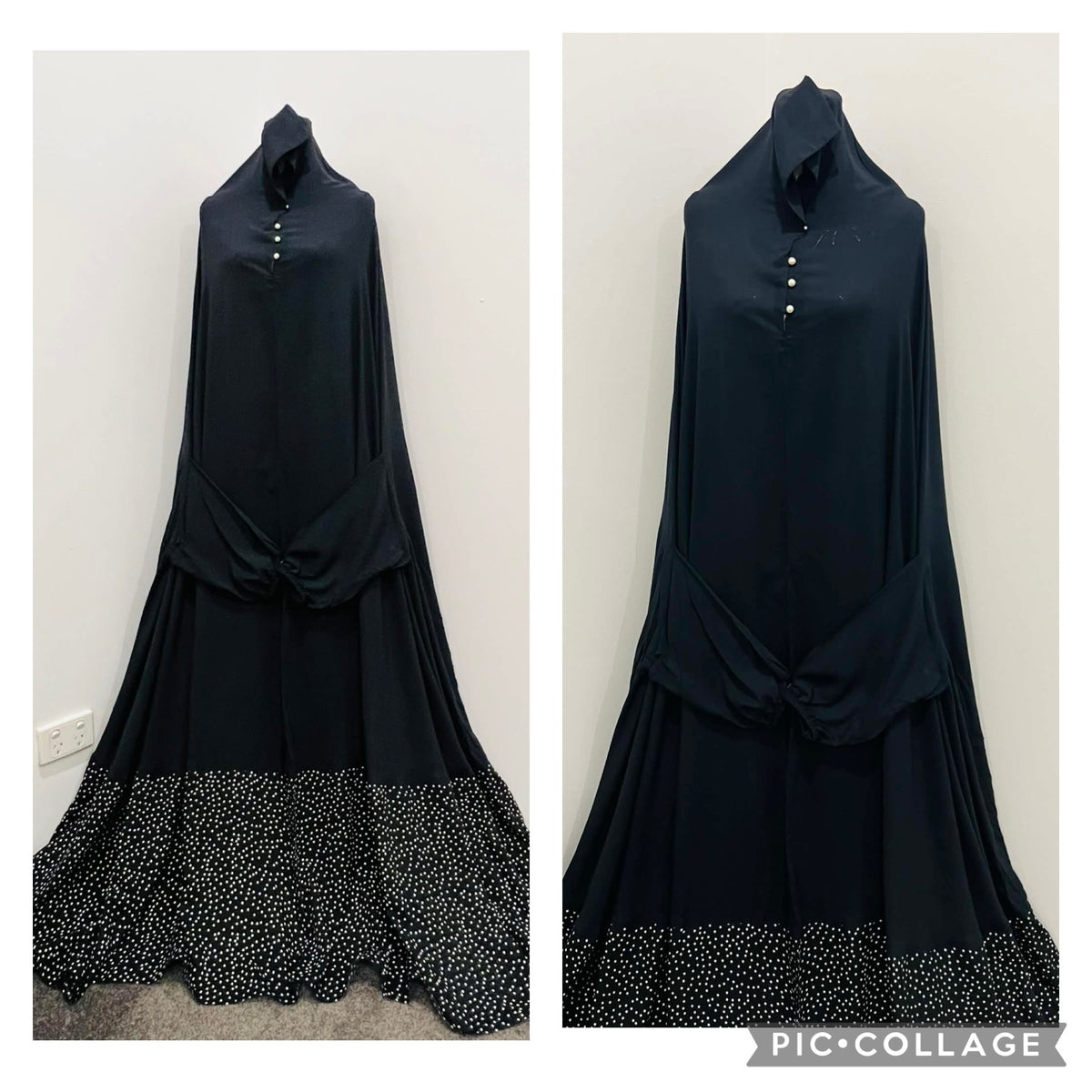 Printed Prayer Long Jilbab