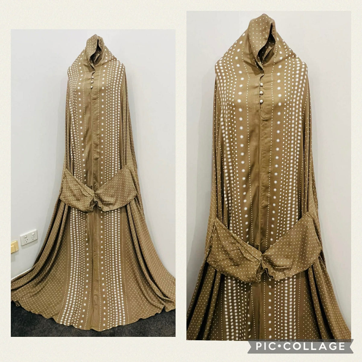 جلباب صلاة طويل مطبوع