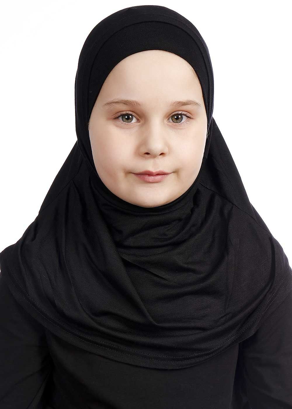 2 Piece Amira Hijabs - Black