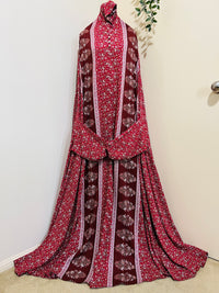 Printed Prayer Long Jilbab