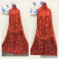 Printed Prayer Long Jilbab