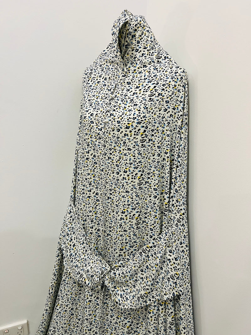 جلباب صلاة طويل مطبوع