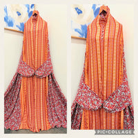 Printed Prayer Long Jilbab