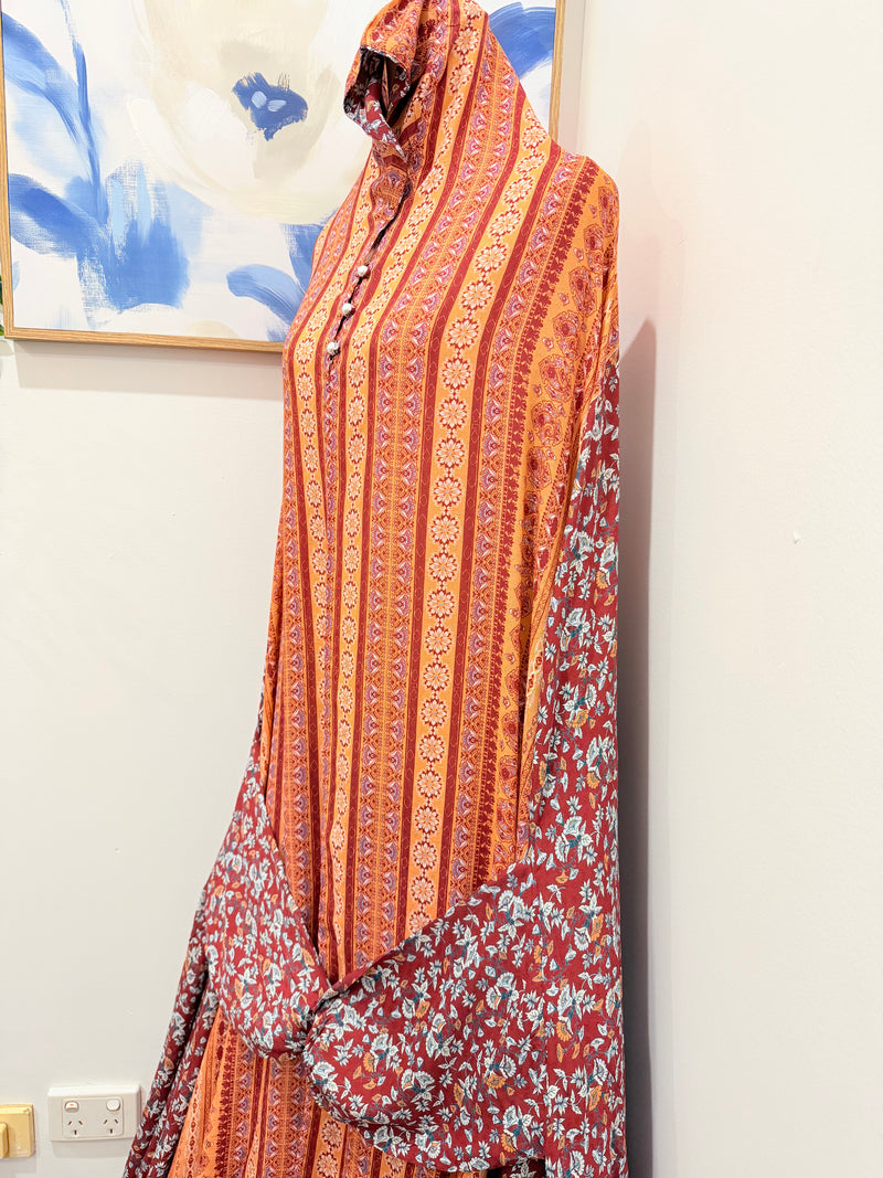 Printed Prayer Long Jilbab