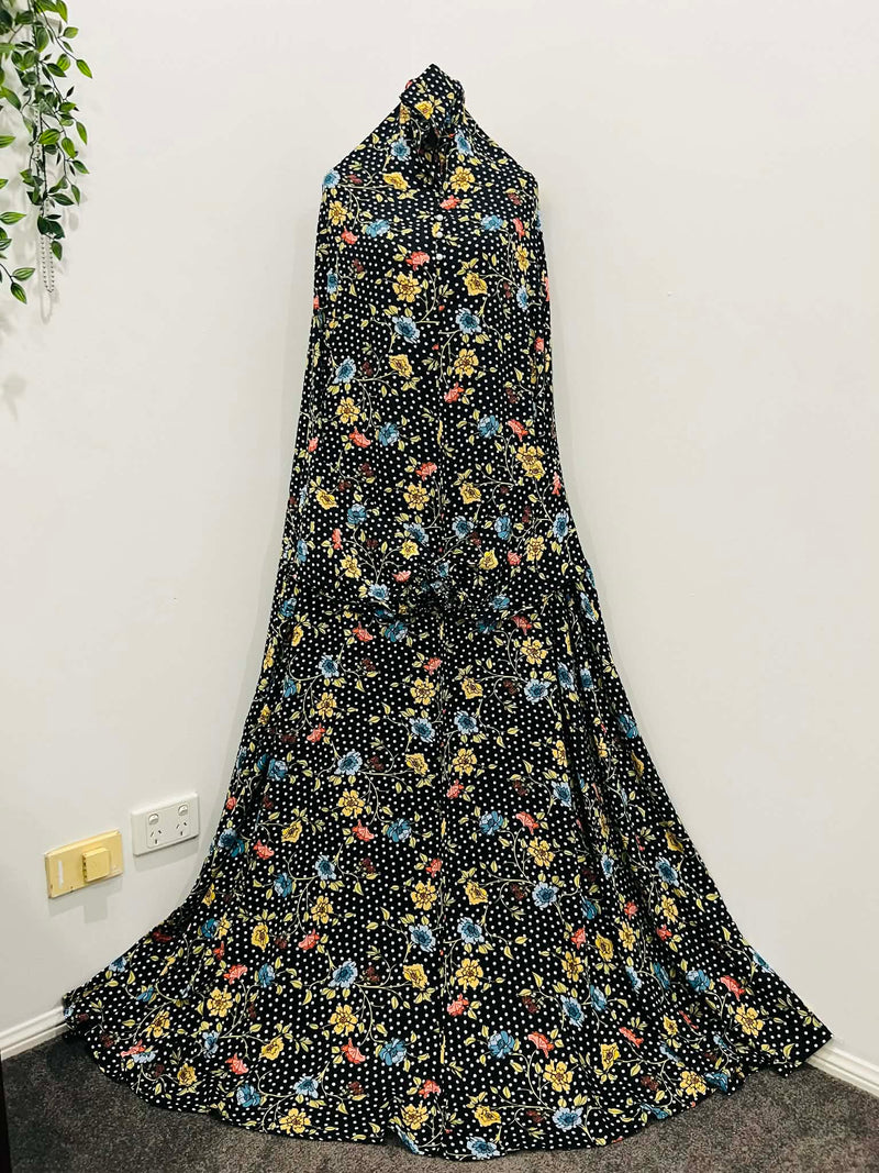 Printed Prayer Long Jilbab