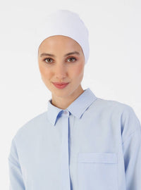 Underscarf Caps - White