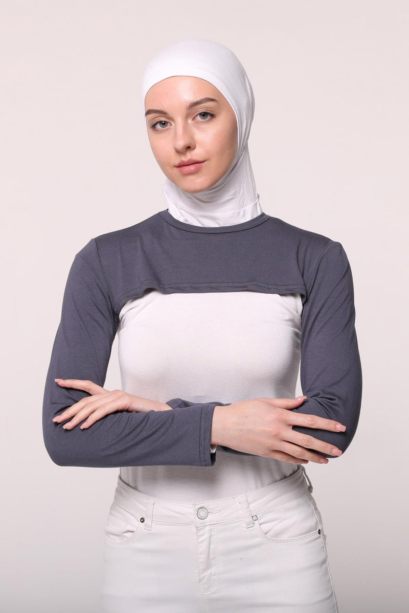 غطاء الرقبة مع الأكمام