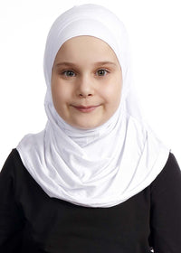 2 Piece Amira Hijabs - White