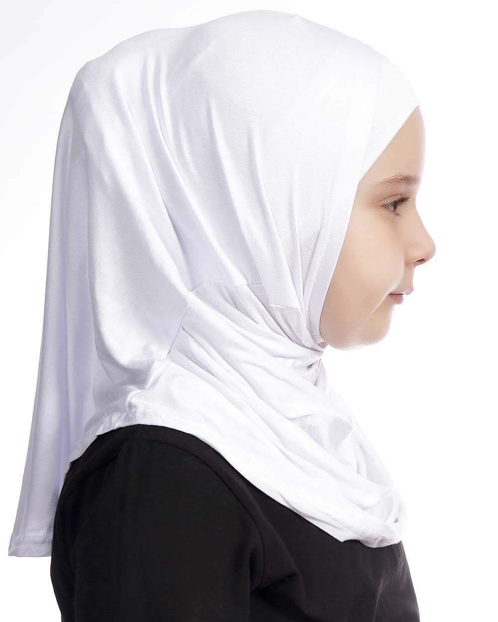 2 Piece Amira Hijabs - White