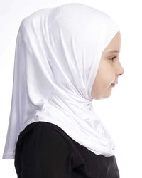 2 Piece Amira Hijabs - White