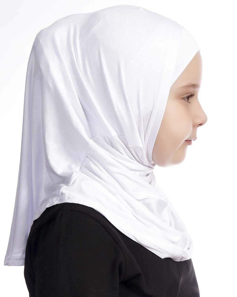2 Piece Amira Hijabs - White