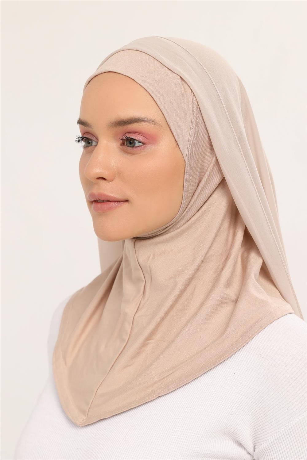 Instant Hijab with Neck Cover