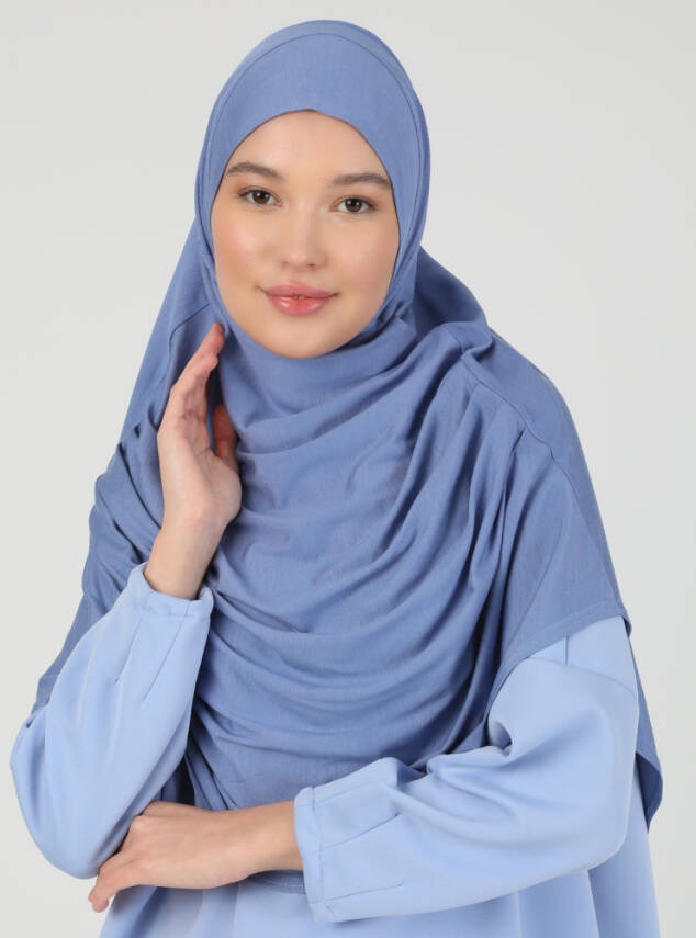 Instant Hijabs - Jeans Blue