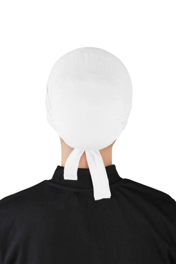 Non Slippery Under Scarf Caps - White