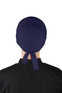 Non Slippery Under Scarf Caps - Navy Blue