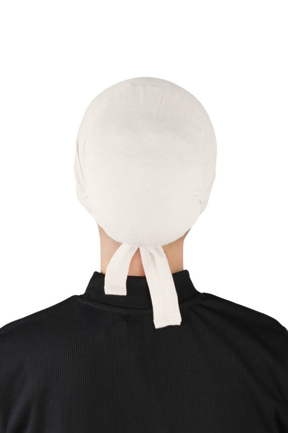 Non Slippery Under Scarf Caps - Cream
