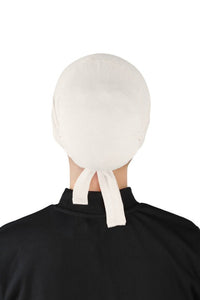 Non Slippery Under Scarf Caps - Cream