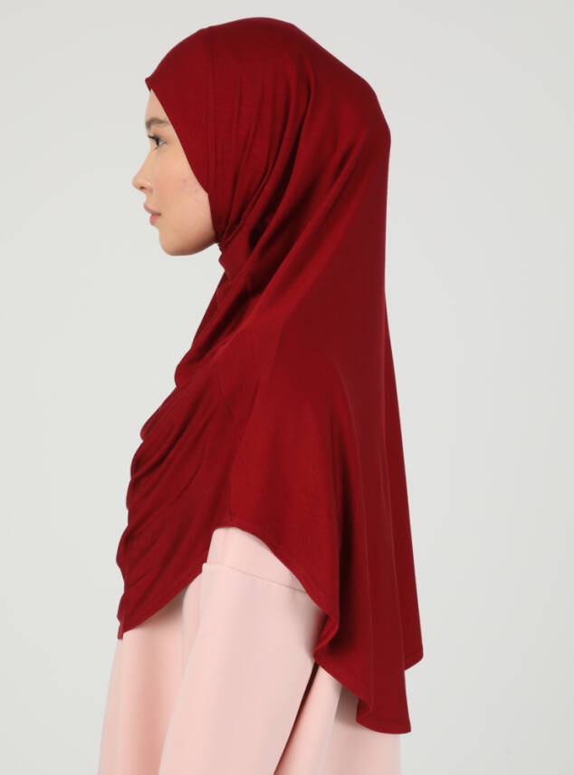 Instant Hijabs - Maroon