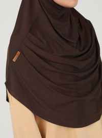 Instant Hijabs - Dark Brown