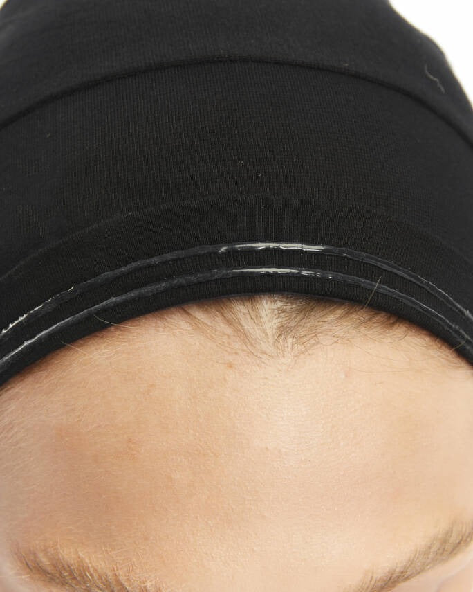 Non Slippery Under Scarf Caps - Black