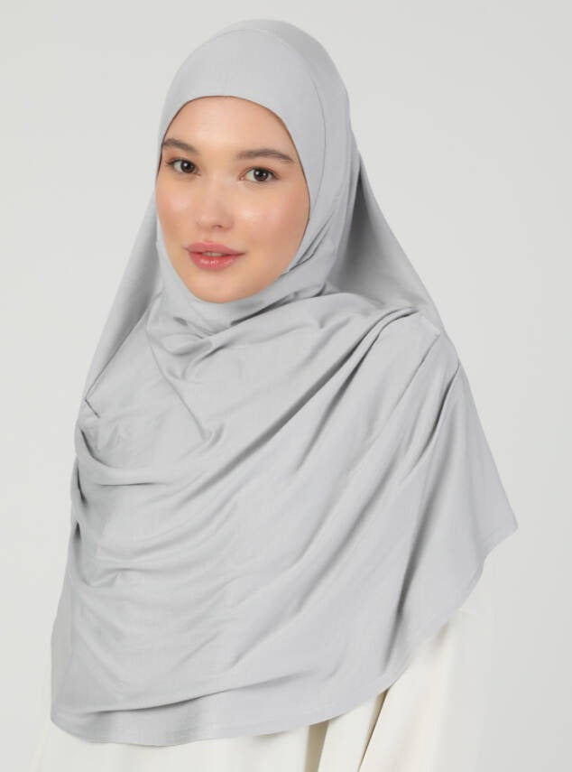 Instant Hijabs - Light Grey