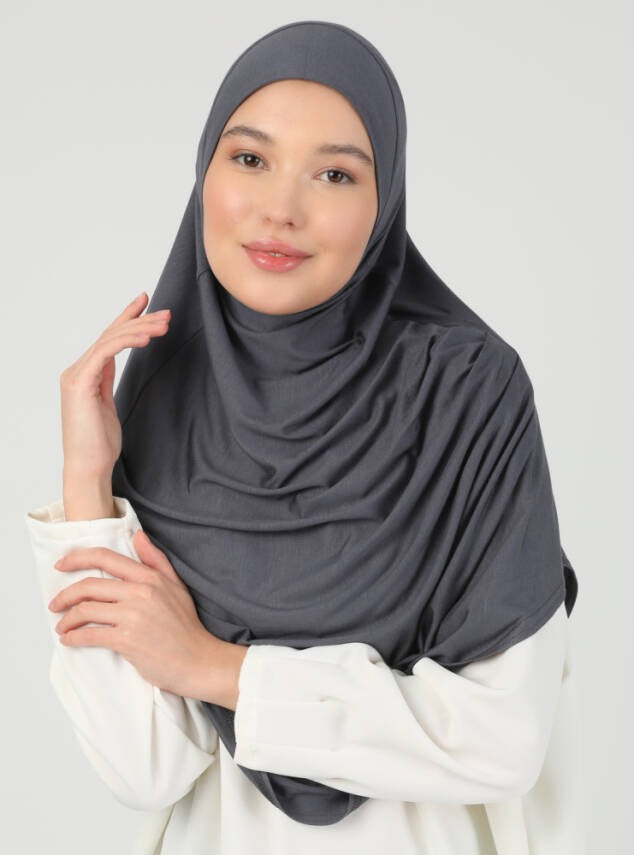 Instant Hijabs - Dark Grey