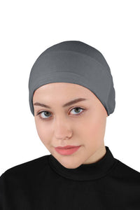 Non Slippery Under Scarf Caps - Dark Grey
