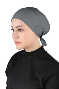 Non Slippery Under Scarf Caps - Dark Grey