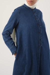 Detail Denim Abaya