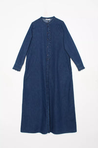 Detail Denim Abaya
