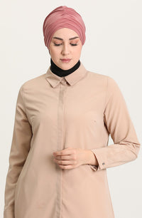 Criss-Cross Hijab Caps - Dark Rose
