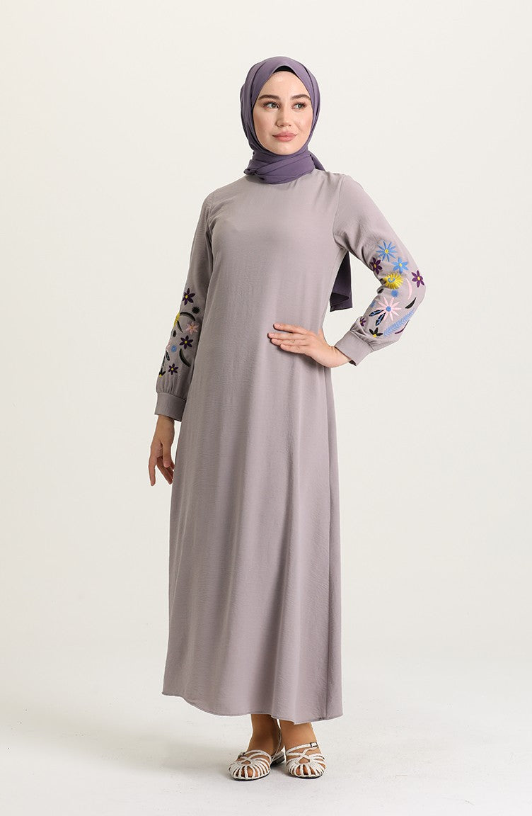 Grey Hijab Dress