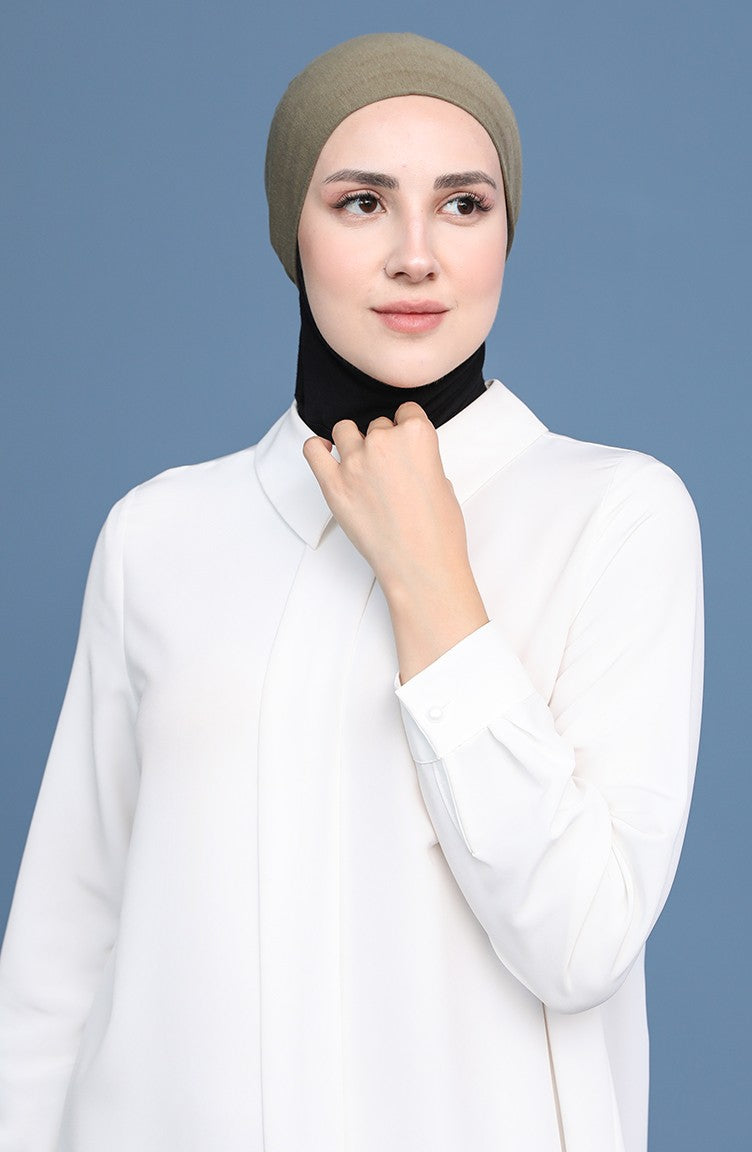 قبعات تحت الوشاح - أخضر زيتوني