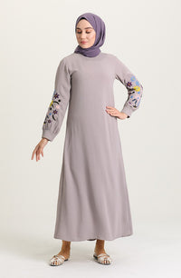 Grey Hijab Dress